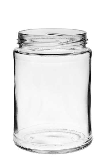 Food jar panelled 500ml 82TO Glass flint